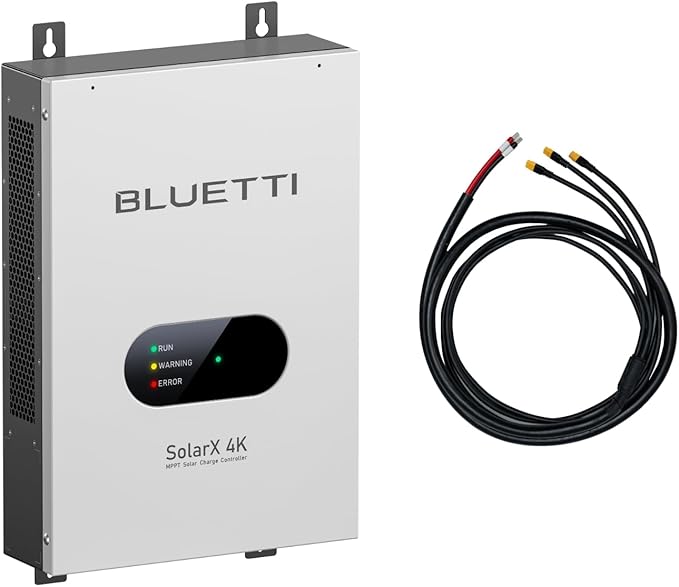 BLUETTI SolarX 4K MPPT Solar Charge Controller 150V-500V 80A Bluetooth/WiFi Controller for Solar Generator Apex 300 &amp B300K Ideal for RV Home and Off-Grid Living