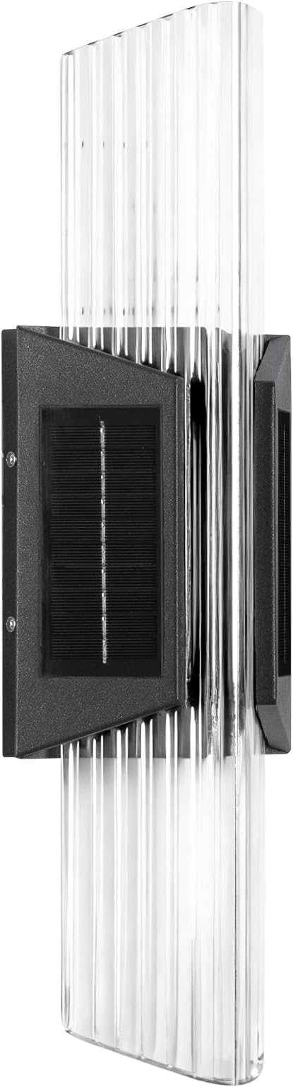 MVBT Solar Outdoor Wall Sconce Waterproof 20.5 Large Front Porch Light Fixtures 3000K LED Patio Wall Light Fixture Modern Outdoor Sconce Lights for House Exterior Garage Lighting Dusk to Dawn