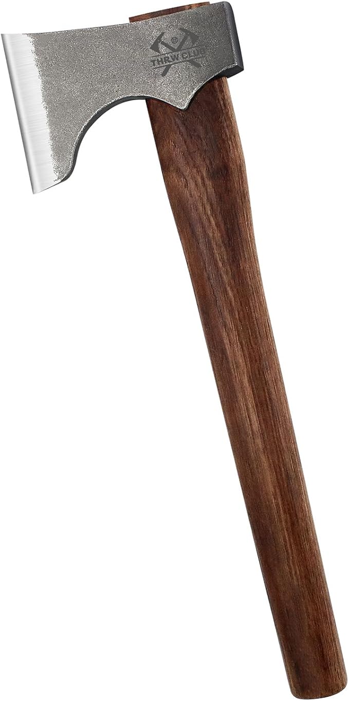 Professional Competition Throwing Axe 16.5 Throwing Axes with 1065 High Carbon Steel &amp Hickory Wood Handle Perfect for Axe Throwiing Game and Recreation Gift for Men - 1 Pack