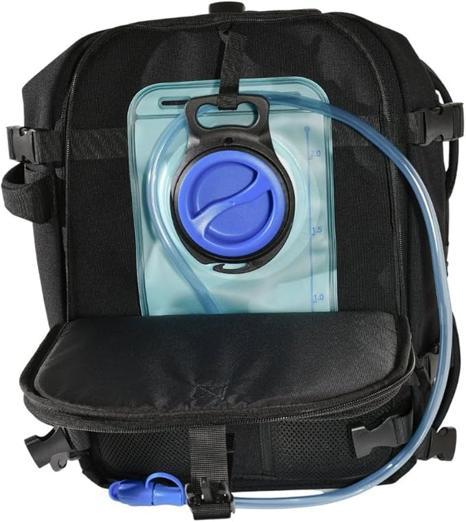 HYPERWEAR Hyper Ruck® 20L Rucking Backpack – Modular Load System Laptop &amp Plate Sleeves Fitness Hiking &amp EDC (Empty)