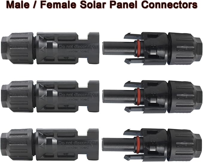 Solar Crimping Tool Kit LY-2546B Crimping Pliers with Male Female Solar Cable Connectors Solar Spanner Wrench for Connectors Solar Panel 2.5/4/6mm² AWG14/12/10