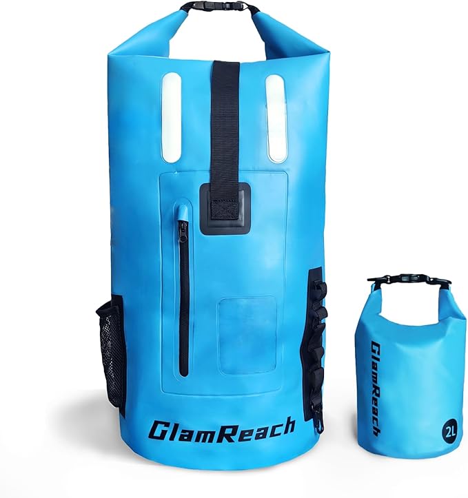 Waterproof Backpack 35L Dry Bag for kayaking Hiking Travel CampingFishing &amp Paddle Boarding with 2L dry bag for Men &ampWomen