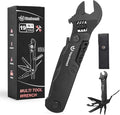 Hanboost Multi-Functional Wrench Set 12-in-1 &amp 19-in-1 EDC Pocket Tool for Outdoor Camping Cycling DIY Repairs – Compact Stainless Steel Multifunction Wrench (19-in-1)