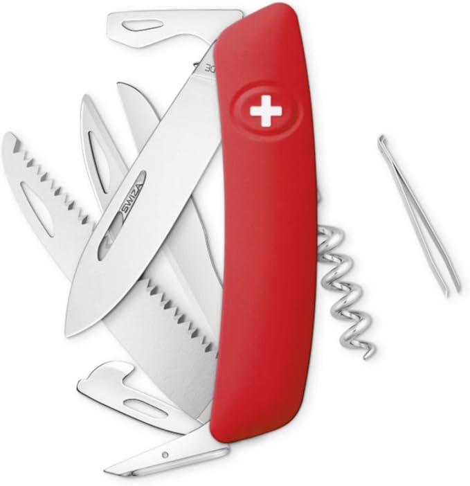 Swiza KNI.0130.1000 D09 Pocket Knife Red