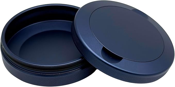 2.0 - Metal Container for Zyns: Extra Pouch Capacity &amp Used Compartment Easy-Open &amp Durable Pouch Can for Zyns User (Custom Tactical Navy)