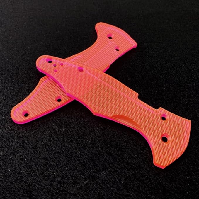 1Pair Custom Acrylic Scales Fits for Yojimbo 2 C85 Clear Handle Patch DIY Replacement