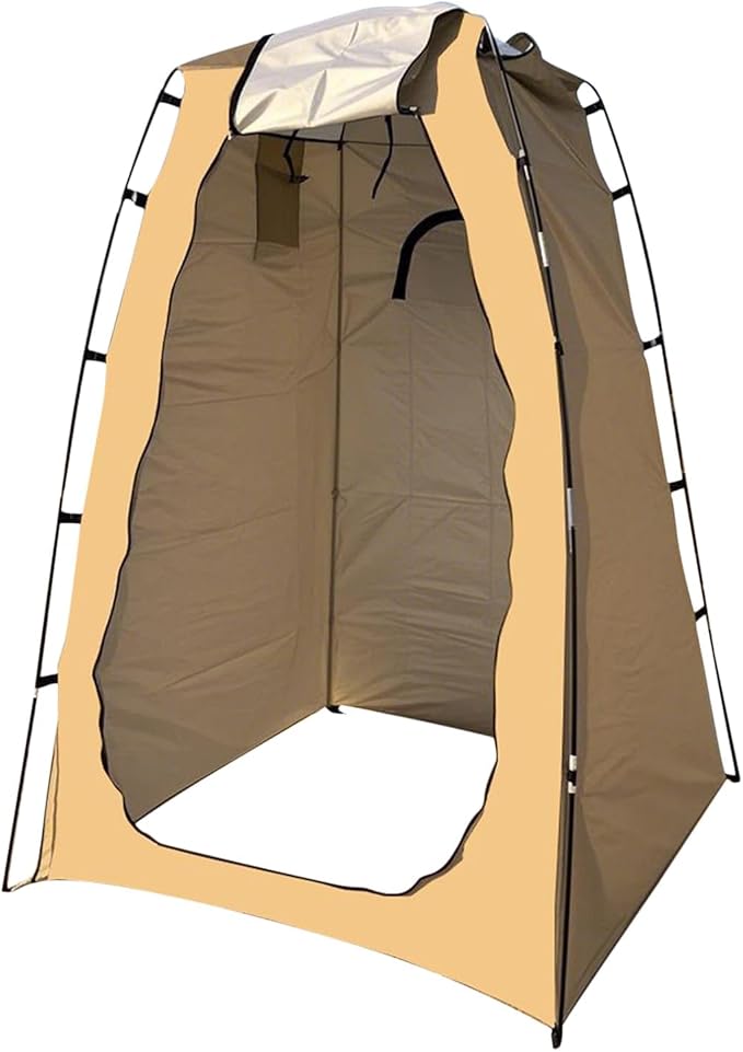 Camping Shower Shower Tent Portable Changing Room Multifunctional 4-in-1 Design Quick Pop-Up Setup with No Tools Required 120x120x190cm/47.24x47.24x74.8 Inches for Camping