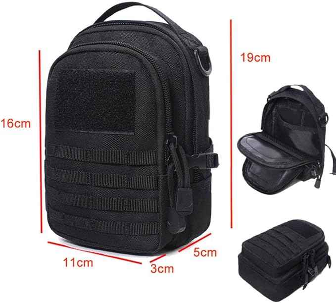 Outdoor Sports Airsoft Gear Molle Assault Combat Hiking Bag Accessory Camouflage Pack Tactical Kit Pouch