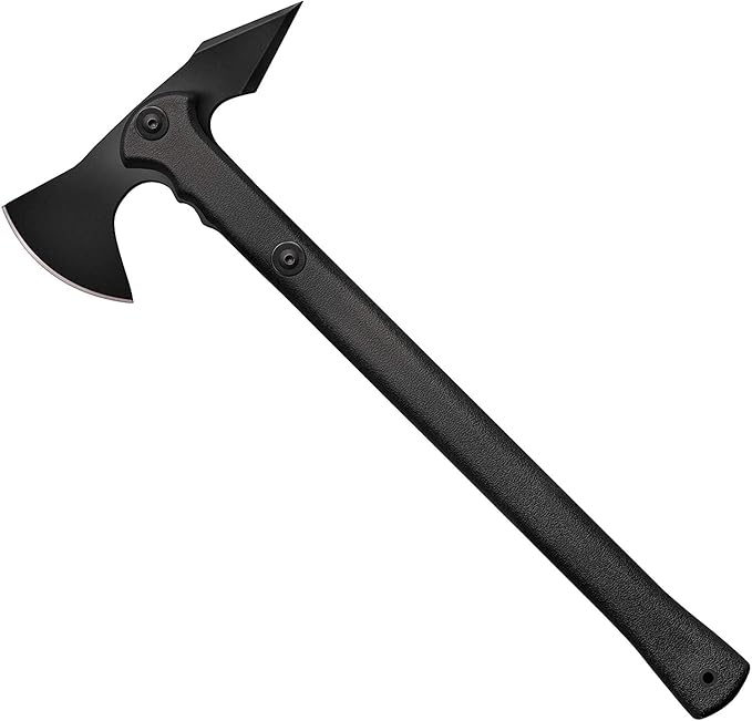 Cold Steel Drop Forged Tomahawk Survival Hatchet - Great for Camping Survival Outdoors and Chopping Wood Trench Hawk - Black One Size