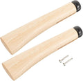 2set Wooden Replacement Handles for Hatchets Smooth Finish Easy Install for Camping and Outdoor Use