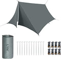 LYN Extra Large Zipper Reusable Survival Emergency Shelter TentThermal Waterproof Fireproof Lightweight Bugout with Paracord✚Stake for CampingFirst AidHiking&ampBushcraft