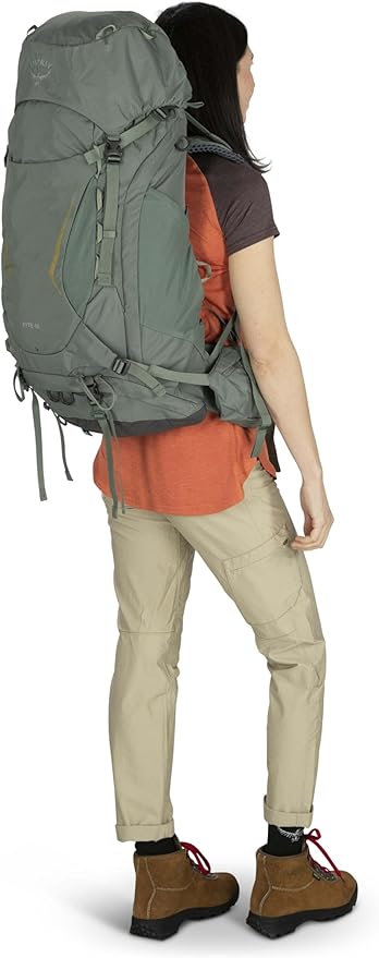 Osprey Kyte 48L Women's Backpacking Backpack with Hipbelt Rocky Brook Green WXS/S