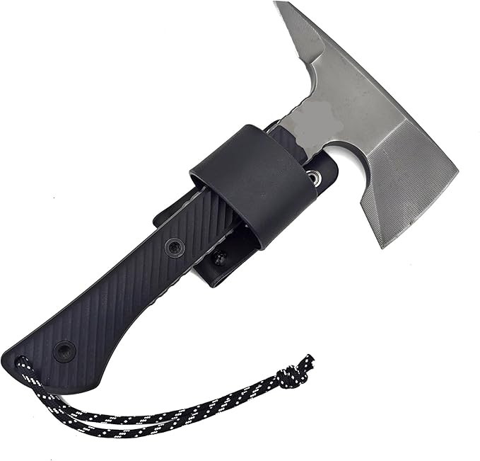 Handmade Cowhide Quick Access Mounting Outdoor Axe Cover Set Tactical Axe Set for Outdoor Camping Blade Protection
