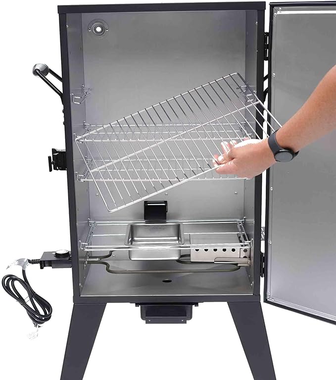 Grill Boss Electric Pellet Smoker Vertical BBQ with Digital Controls Black