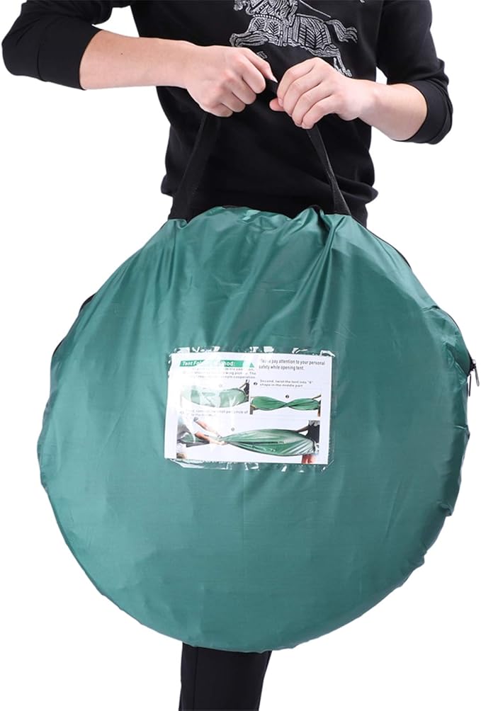 Portable Outdoor Pop-up Toilet Dressing Fitting Room Privacy Shelter Tent Army Green