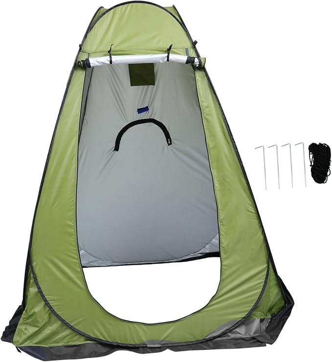 BESPORTBLE Quick-Open Shower Tent for Camping Portable Privacy Tent Windows for Beach Fishing Dressing