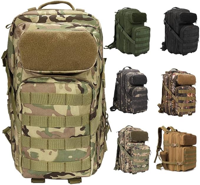 Outdoor Sports Pack Hiking Bag Tactical Rucksack Camo Knapsack Combat Camouflage Tactical Backpack