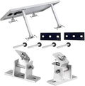 Adjustable Solar Panel Mount Brackets 15-30 Degree Angle Solar Panel Mount Racks for Wall Roof RV Boat Off Grid Solar Systems