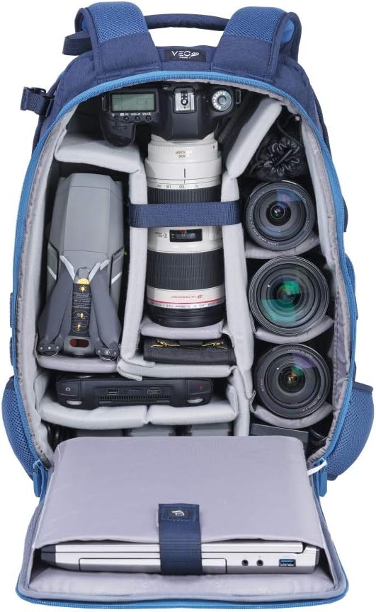 VANGUARD VEO Range T48 Backpack for Pro DSLR/Mirrorless Cameras Tactical Style - Black