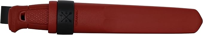 Morakniv Kansbol Sandvik Stainless Steel Fixed-Blade Survival Knife With Sheath Dala Red™ 4.3 Inch