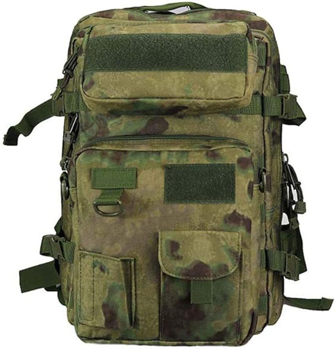Outdoor Sports Pack Hiking Bag Tactical Rucksack Camo Knapsack Combat Camouflage Tactical 30L Backpack - A-TACS FG