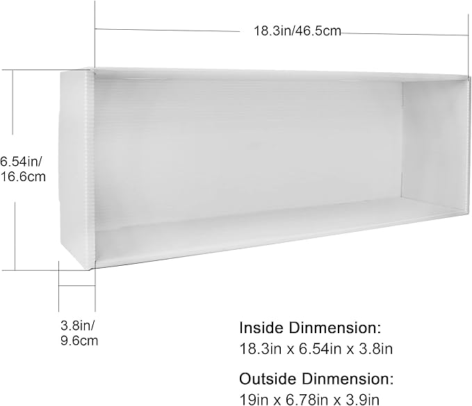 4X4 Version Display Case Compatible with Fnko Pop Boxes Stackable 4 Single Row with Transparent Cover to Protect Your Collection Against Dust (Holds 16 Pops)