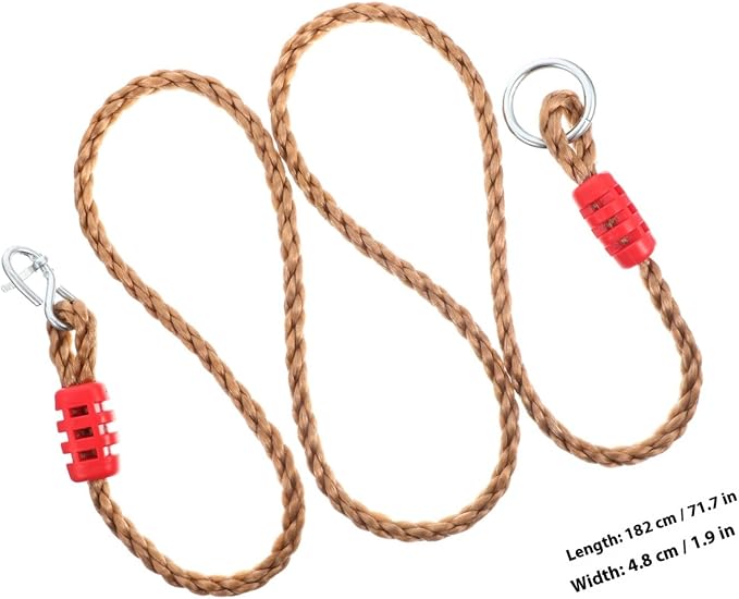2pcs Adjustable Pe Hammock Tree Swing Straps Rope for Porch Chair Hanging Heavy-Duty Extended Length Swing Nylon Rope Kit for Outdoor Patio Use