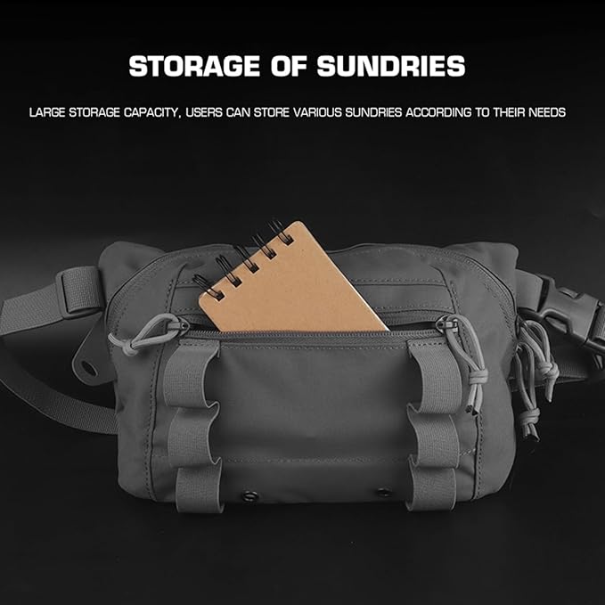 Tactical Drop Pouch Fanny PackUtility EDC Large Multi-Purpose Waist Bags for Tactial Vest Chest Rig