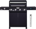 Monument Grills 4-Burner Liquid Propane Gas Smart bbq Grill Denali 425 with Stainless Steel Smoke Box(2 Items)