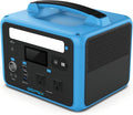 Portable Power Station 640Wh AISPEX Solar Generator with Jumper Starter 110V/600W Pure Sine Wave AC Outlet PD 60W Lifepo4 Battery Power Stations for Home Backup RV/VAN Camping Travel Emergency