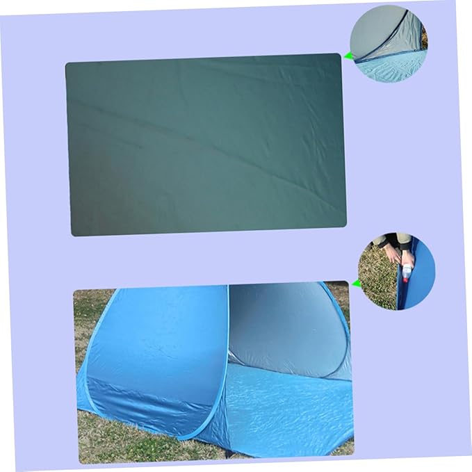 Toyvian Portable Automatic Up Beach Tent Shelter with UV Coating for Outdoor Camping Design for Travel and Beach Activities Blue
