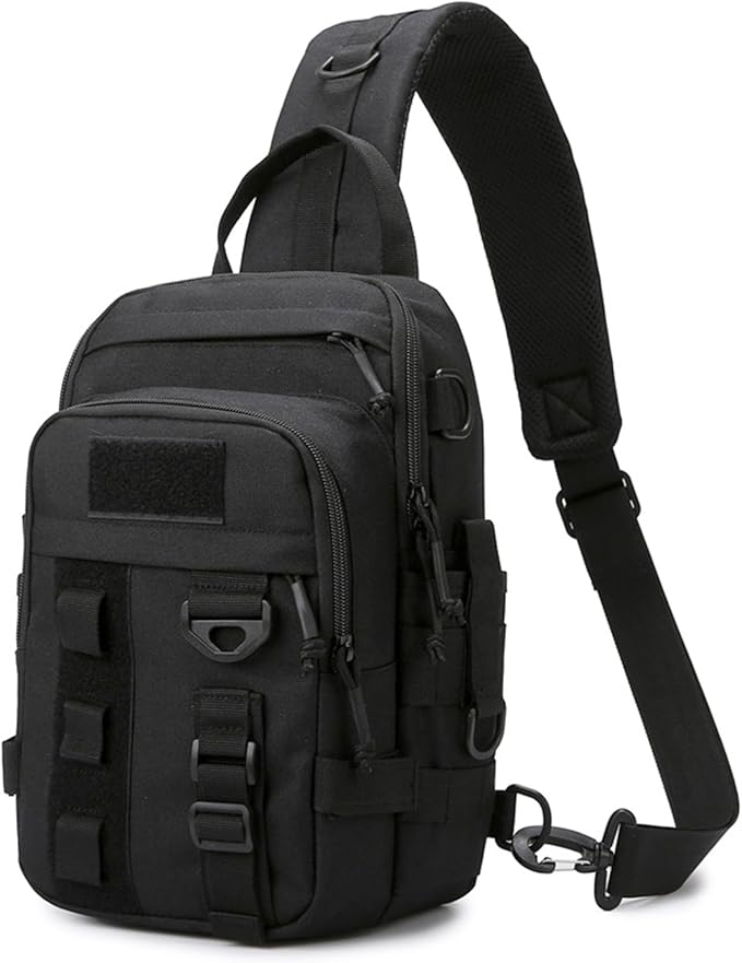 Tactical Backpack for Men Military Sling Bag Outdoor Crossbody Shoulder Pack Chest Bag for Hiking Fishing Camping Essentials