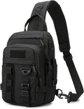 Tactical Backpack for Men Military Sling Bag Outdoor Crossbody Shoulder Pack Chest Bag for Hiking Fishing Camping Essentials