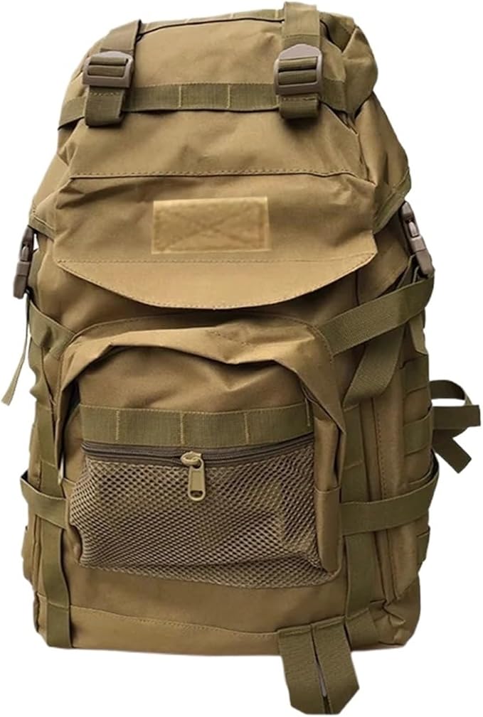 Genérico Compatible For 60L Military Bag Tactical Backpack Climbing Mountaineering Sport Outdoor(Khaki)