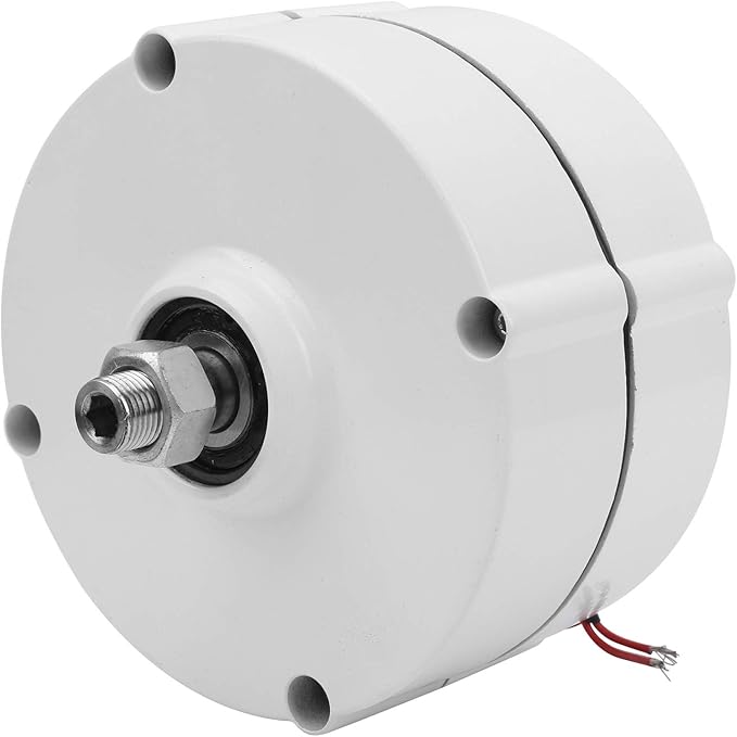 400W Three-Phase alternator Rare earth NdFeB Permanent Magnet Electric Motor Generator DIY AC Alternator AVAN?400w Permanent Magnet Motor ((With Rectifier 12V)