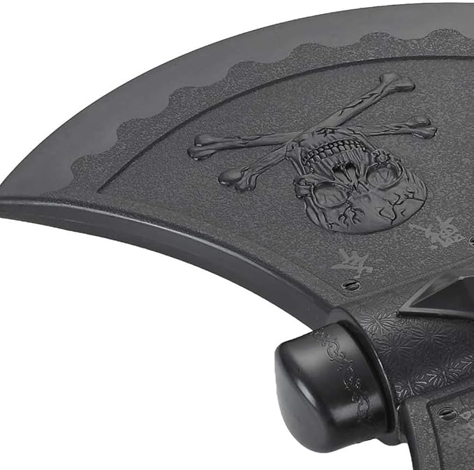 Martial Arts Black Polypropylene Plastic Full Contact Double Axe (Cosplay Movie Stunt Props)