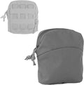 6x5 Inch Multifunctional Universal Tactical Pouch - MOLLE Belt Mount Mag Pouch General Purpose Pocket for Outdoor Hunting Airsoft Tactical Accessories(Wolf Grey)