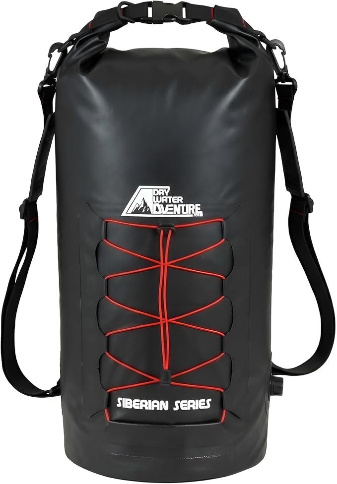 Marine Grade Waterproof Backpack Insulated Cooler Bag - Camping Diving Kayaking Boating Beach Travel Picnic Food and Beverage Siberian Series (20 Liter/5.3 Gallon)