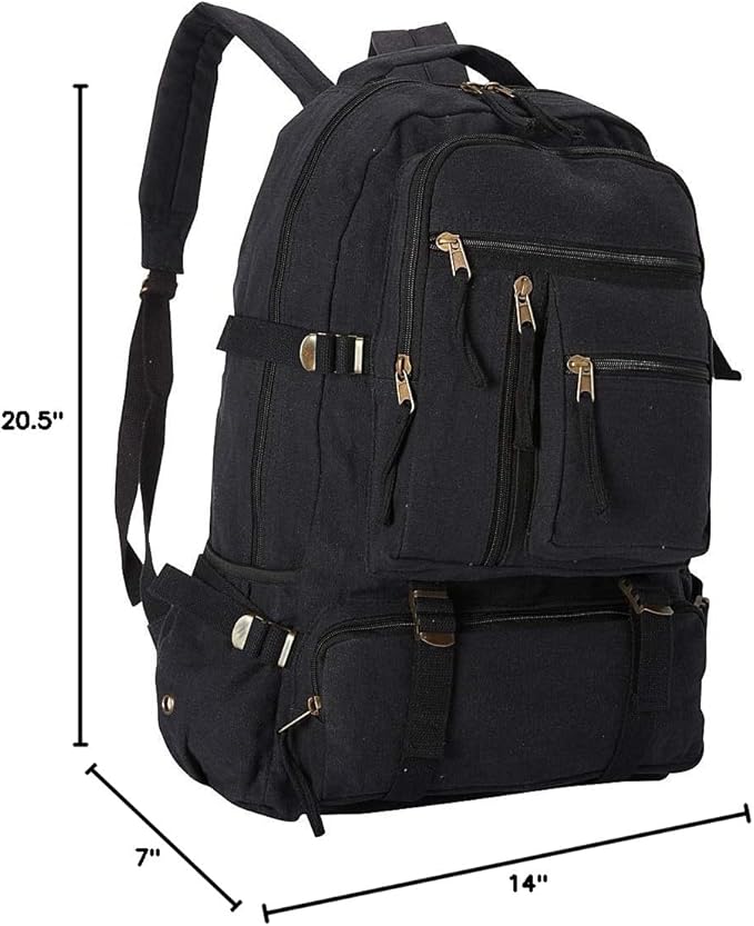 Fox Outdoor Products Retro Cantabrian No Leather Trim Excursion Rucksack