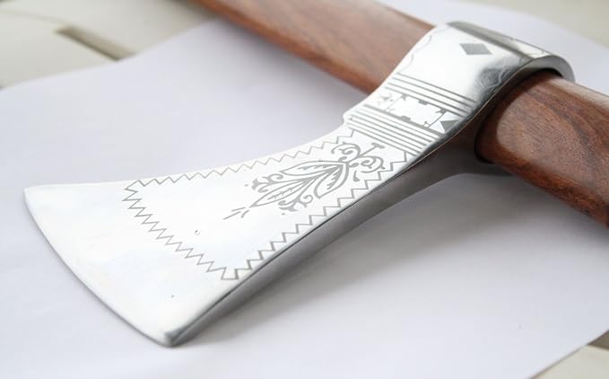 Throwing Axe - Win Your Next Viking Throwing Tomahawk Competition! 19 Hand Forged Hatchet from High Carbon Steel NMLRA Approved 100% Guaranteed from Defects