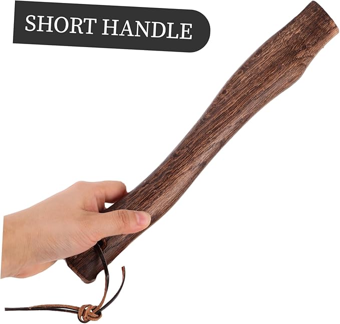 LIOOBO 2pcs Sturdy Wood Axe Handle Replacement Non-Skid Grip for Axe Repair Camp Fire Tool