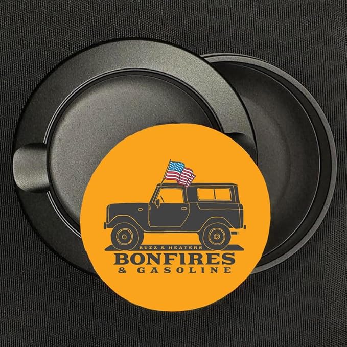 Buzz &amp Heaters Metal Container for Zyn | Metal Holder for Zyn |Metal Can for Zyn | Metal Container for Zyn Holder | Metal Pouch Cans for Zyn | Americana Gifts For Zyn| Bonfires &amp Gasoline