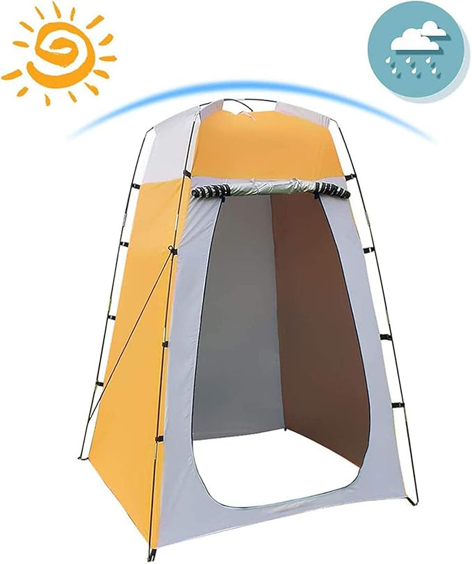 Pop Up Pod Changing Room Privacy Shower Tent Dressing Room Tent Waterproof Windproof Outdoor Portable Toilet Stall with Carry Bag Camping Privacy Shelters for Outdoor Activities Beach Hiking
