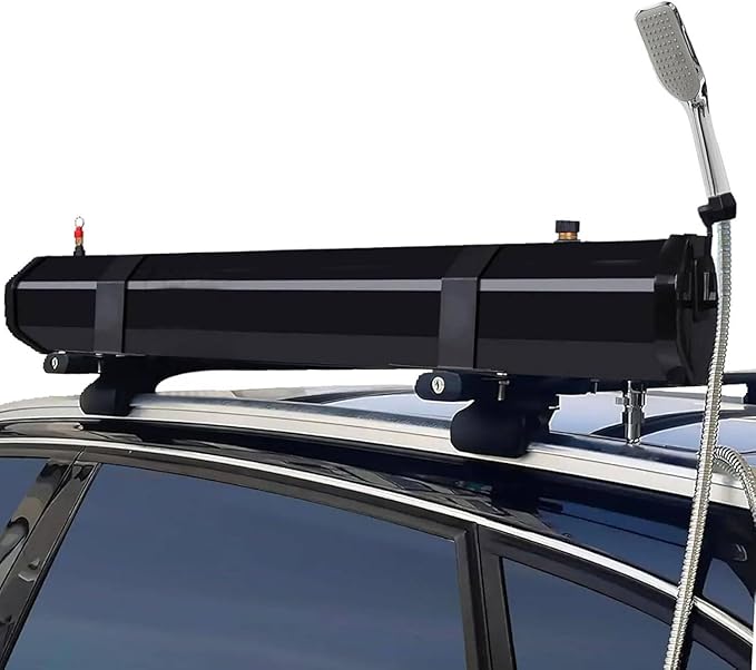 Self-Pressurized Water Tank for Camping Shower 4.76/5.28/7.93gal Off Road Shower Tank Car Mount Camping Shower Portable Vehicle Water Tank Mount Roof Rack Water Storage 7.93gal/30L