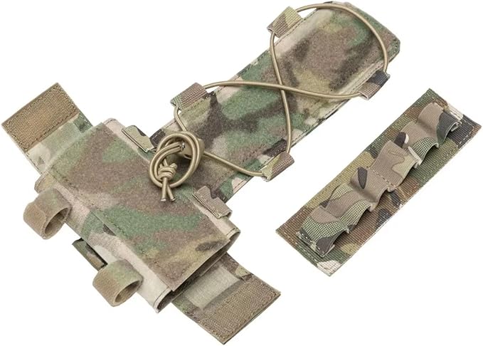 Tactical Helmet Battery Pouch Counterweight Pouch Helmet Battery Pack Balance Weight Bag with Hook&ampLoop for Tactical Helmet Airsoft