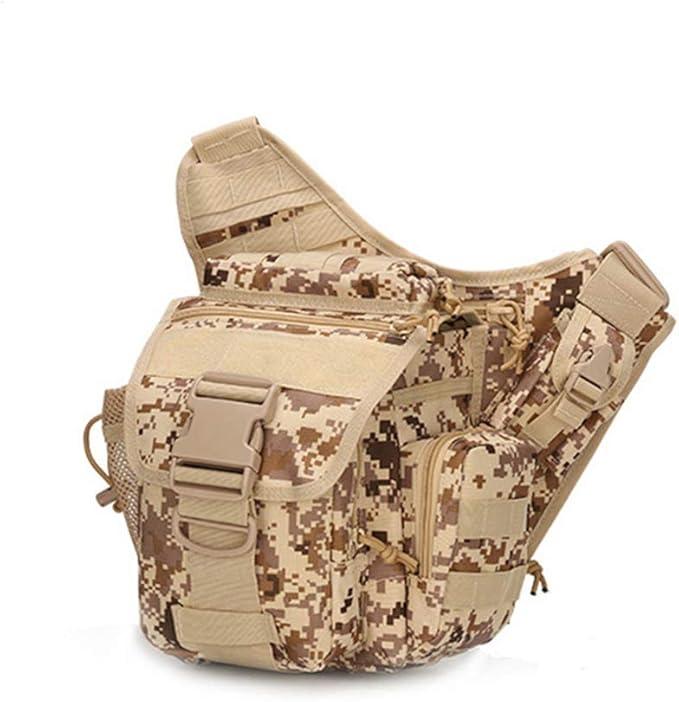 Sunnystacticalgear Outdoor Sports Hiking Sling Bag Shoulder Gear Pack Chest Range Bag Molle Camouflage Tactical Versipack - DD