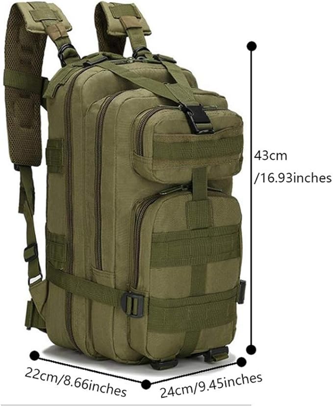 Hiking Backpack Nylon Tactical Backpack Military Backpack Waterproof Army Rucksack Outdoor Camping Hiking Fishing Large Capacity Bags