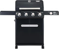 Monument Grills 4+1 Outdoor Barbecue Stainless Steel 4 Burners &amp 1 Side Burner Propane Gas Grill 52000 BTU Patio Garden Barbecue Grill with Knob Controls Mesa425 Black