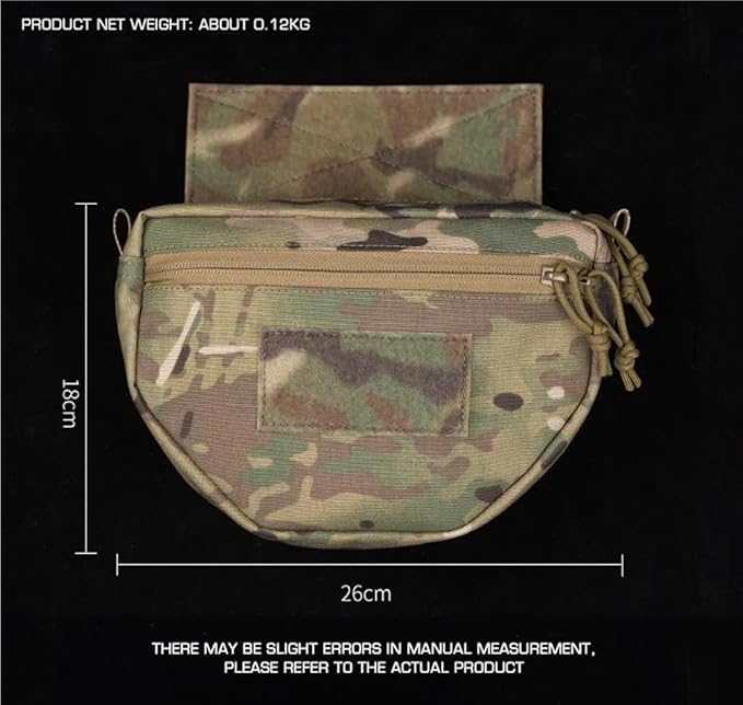 Tactical Sub Pouch Hunting Vest Fanny Pack Belly Bag Airsoft Vest Drop Underbelly Storage