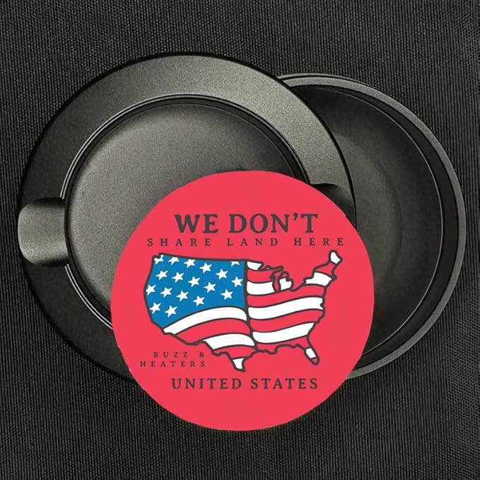Americana Buzz &amp Heaters Zyn Container - Metal Holder &amp Can